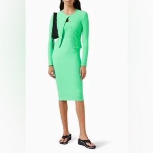 ALEXANDER WANG.T Cami Dress in Jacquard-jersey